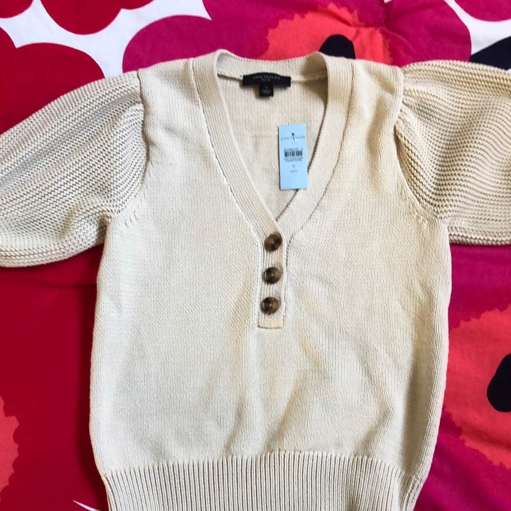 Ann Taylor sweater top. Current season item.